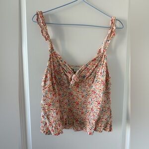 American Eagle Floral Print Women's Top